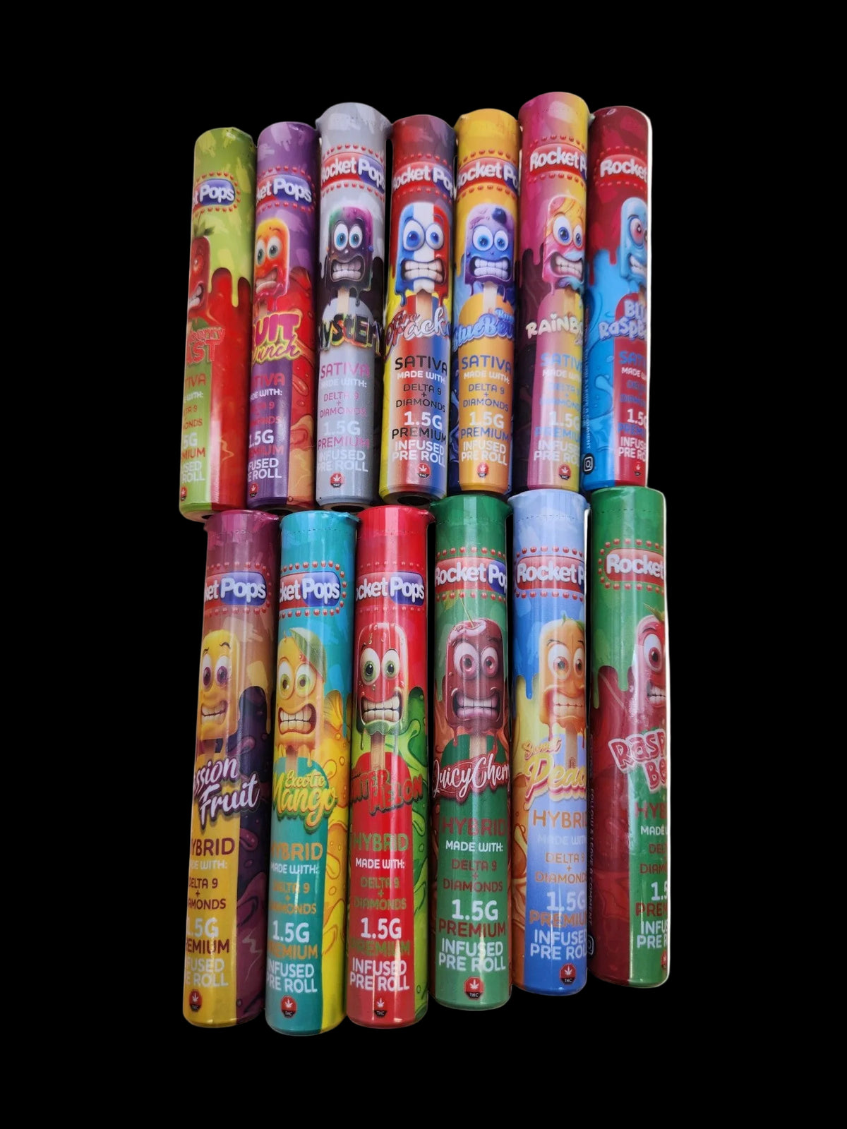 ROCKET POP INFUSED PRE-ROLLS