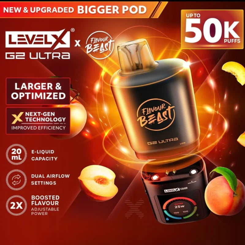 FLAVOUR BEAST LEVEL X 50K PODS