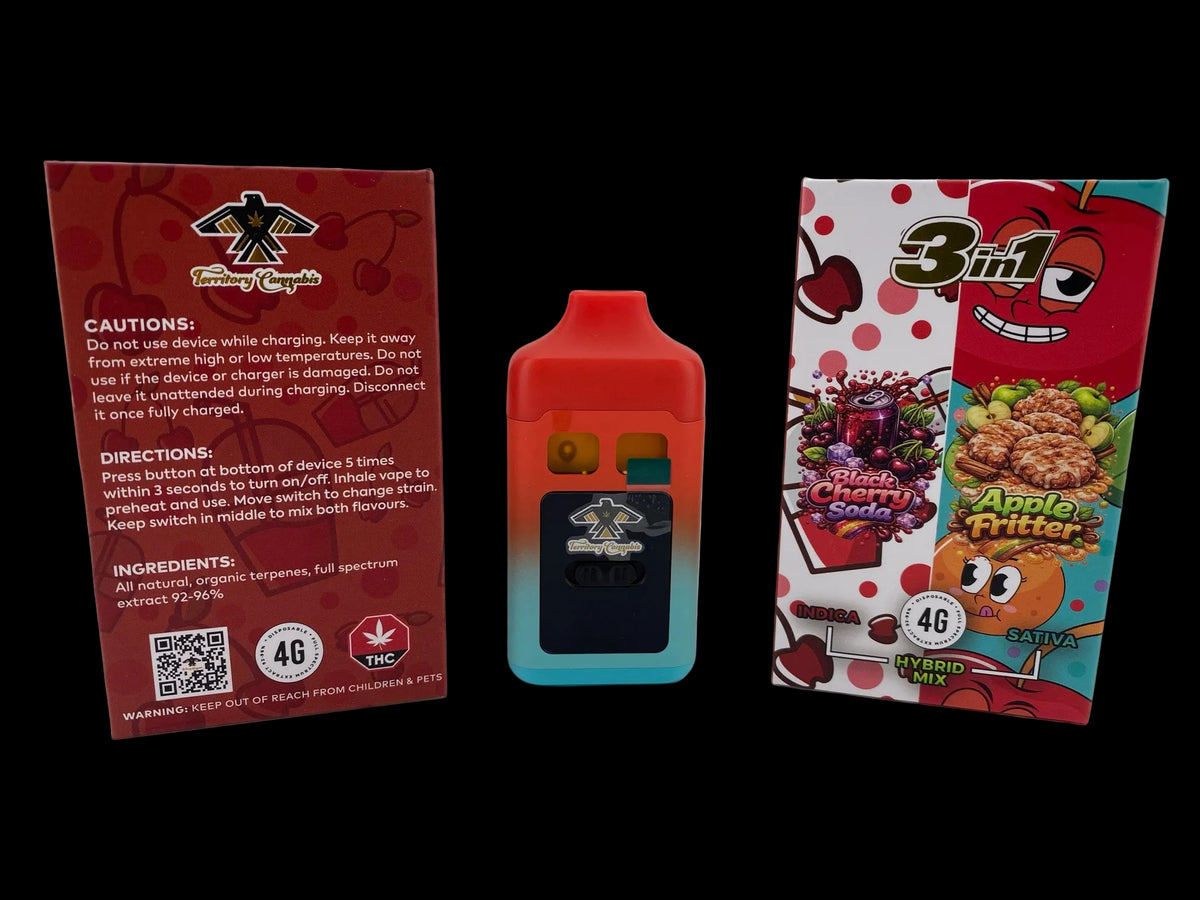 Territory 3in 1 THC Live Resin & Liquid Diamond vape 4g